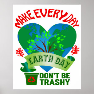Gör varje dag till en stor jorddag poster