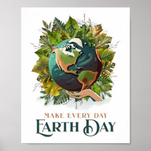 Gör varje dag till jorddag poster