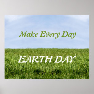 Gör varje dag till jorddag poster