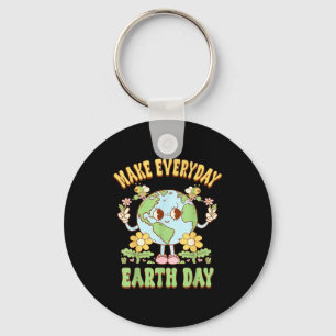 Gör varje dag till jordens dag Spara planet Miljö Nyckelring