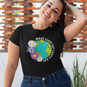 Gör varje dag till miljödagsmat t shirt