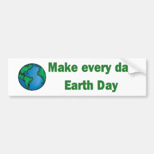 Gör varje dagjorddag bildekal