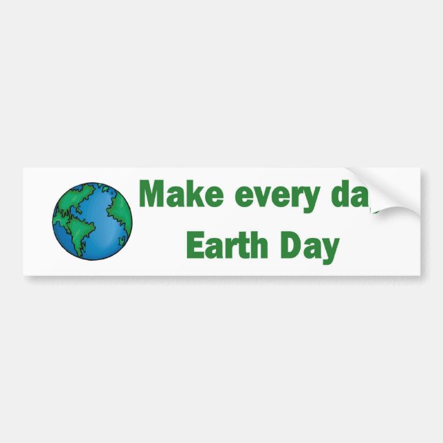 Gör varje dagjorddag bildekal (Framsidan)