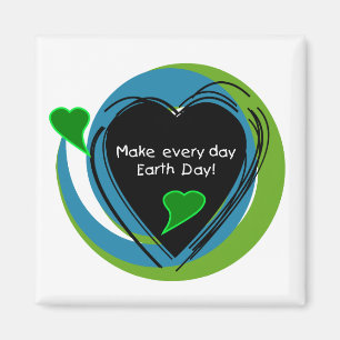 Gör varje dagjorddag magnet