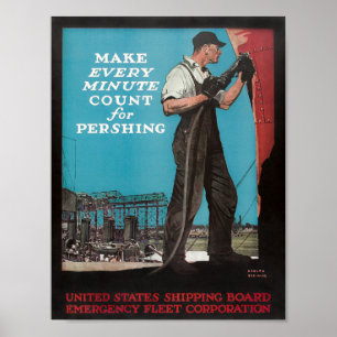Gör varje minut för att utföra - Världskrig O Poster