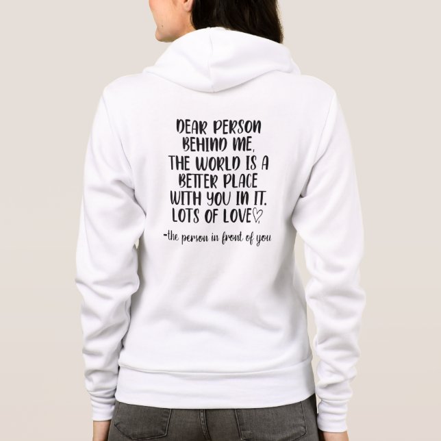 Gör världen bättre t shirt (Baksida)