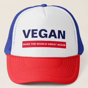 GÖR VÄRLDEN DET UNDERBARA IGEN VEGANLOCKET KEPS