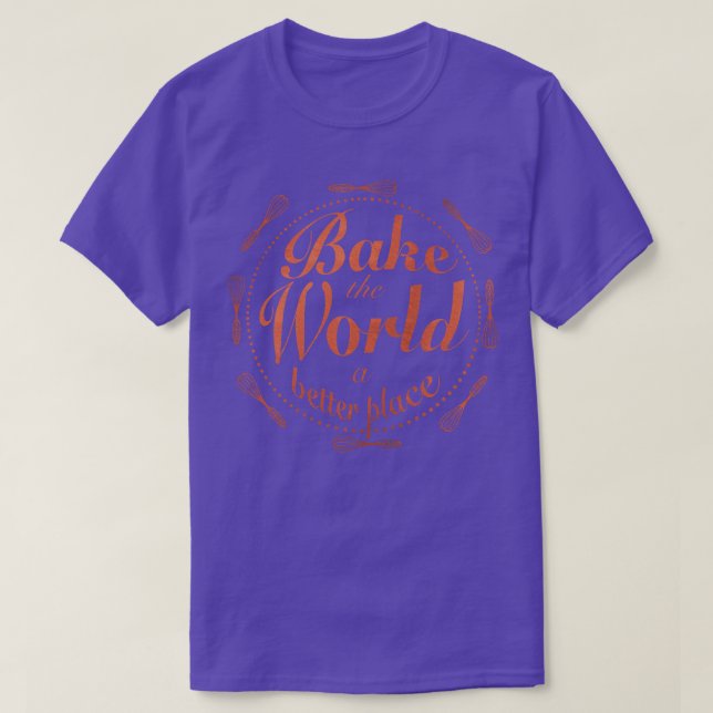 Gör världen till en bättre ställe 4 t shirt (Design framsida)