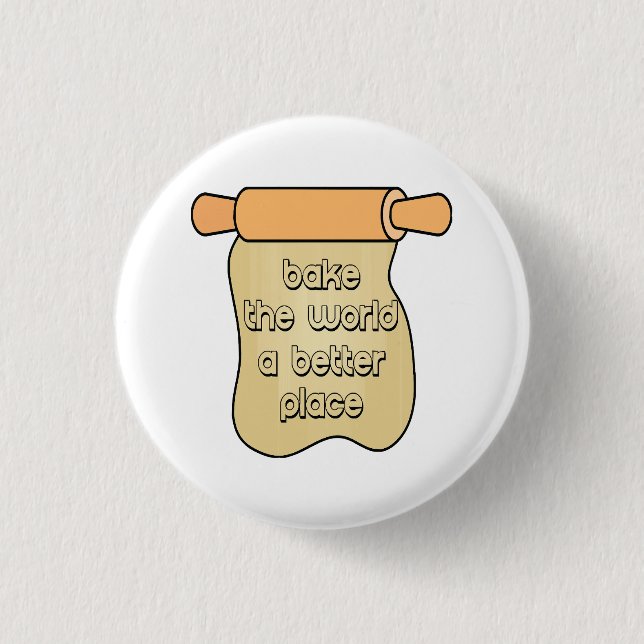 Gör världen till en bättre ställe knapp (Framsida)