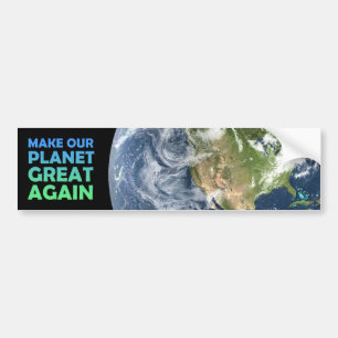 Gör vårt planet underbart igen bildekal
