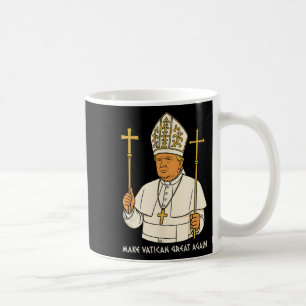 Gör Vatikanen Underbar igen till en rolig påve Tru Kaffemugg