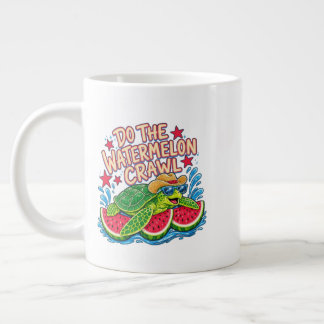 Gör Watermelon Crawl, watermelon crawl, cowboy  Jumbo Mugg