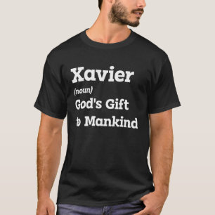 Gör Xavier Smile med den här fina Namn-definitione T Shirt