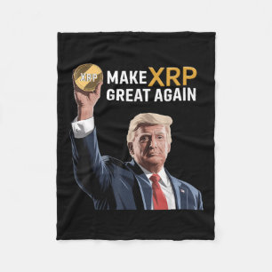 Gör Xrp Underbart igen Xrp Crypto Fleecefilt