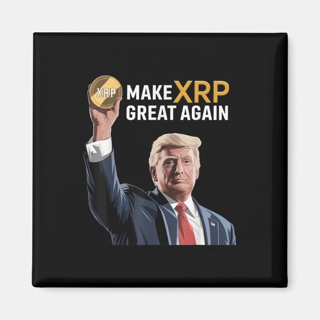 Gör Xrp Underbart igen Xrp Crypto Magnet (Framsidan)
