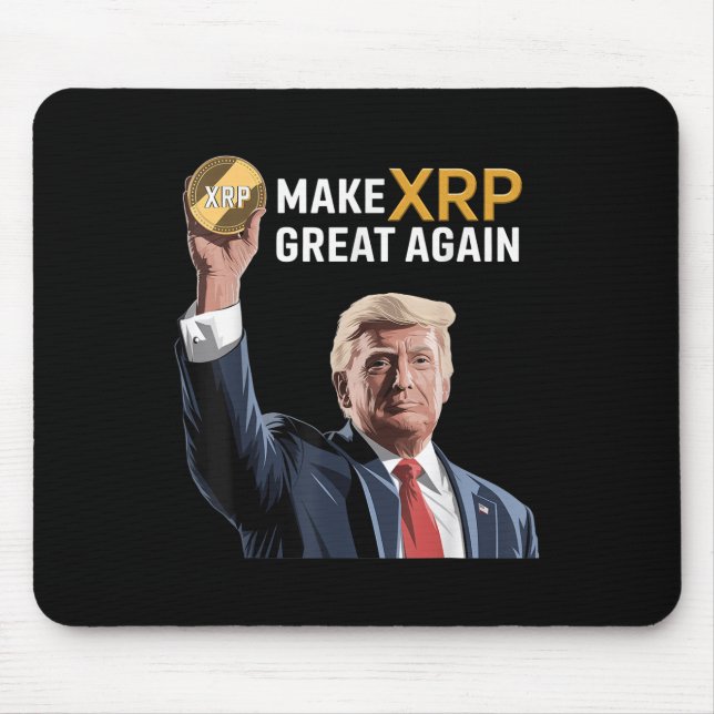 Gör Xrp Underbart igen Xrp Crypto Musmatta (Framsidan)