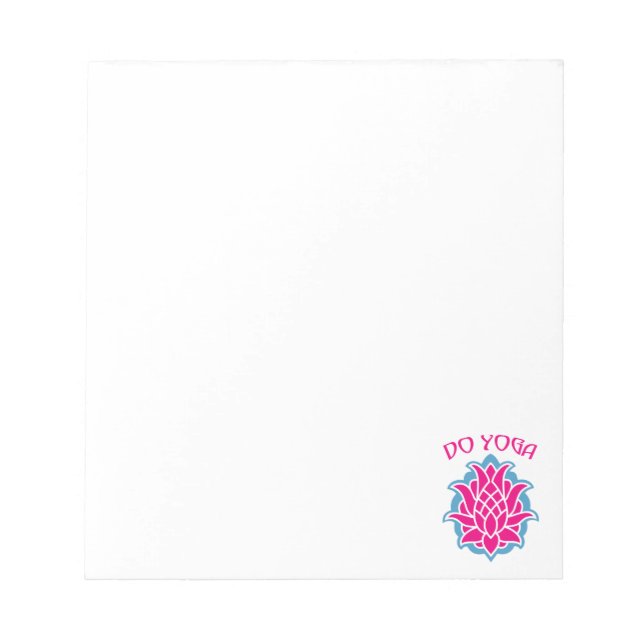 Gör yoga anteckningsblock (Framsida)