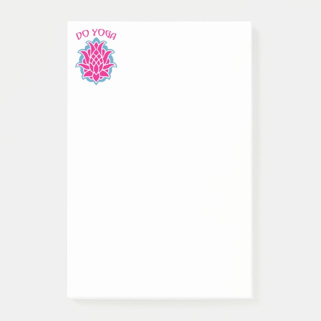 Gör yoga post-it block (Framsida)