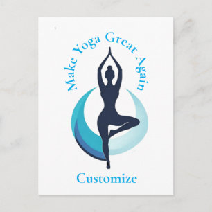 Gör Yoga Stor Igen Thunder_Cove Vykort