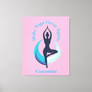Gör Yoga Underbar igen Thunder_Cove Canvastryck