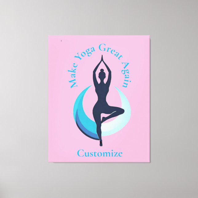 Gör Yoga Underbar igen Thunder_Cove Canvastryck (Framsida)