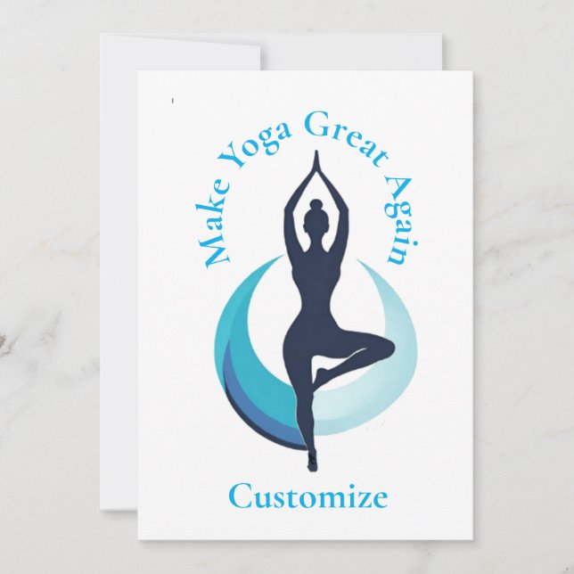 Gör Yoga Underbar igen Thunder_Cove Inbjudningar (Framsida)
