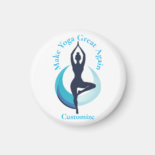 Gör Yoga Underbar igen Thunder_Cove Magnet