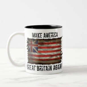 göra america underbar britain igen Två-Tonad mugg