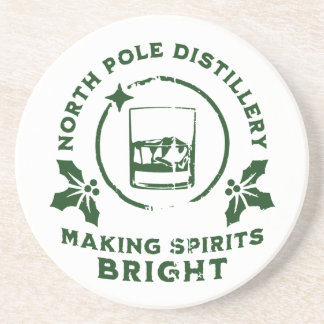 Göra andar ljusa North Pole Distillery Grön Underlägg