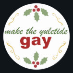 göra det homosexuella klistermärket runt klistermärke<br><div class="desc">göra det homosexuella klistermärket</div>