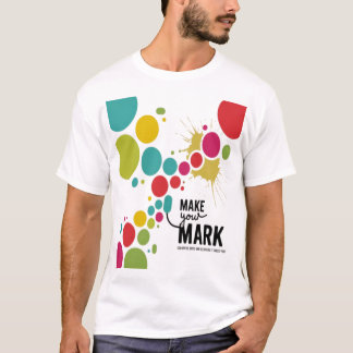 göra din Mark - färgstarka punkter T Shirt