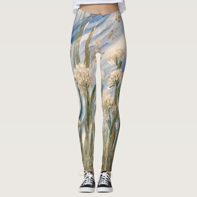 Göra en glasaktig bening leggings (Framsida)