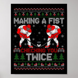 Göra en näve Kontrollera dig två gånger Fult ishoc Poster