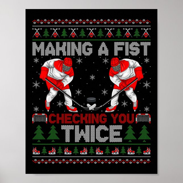 Göra en näve Kontrollera dig två gånger Fult ishoc Poster (Framsidan)
