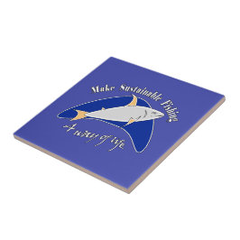 Göra hållbart fiske till ett sätt att leva kakelplatta