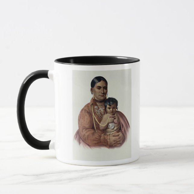 Göra-Hon-Går en Osage kvinna Mugg (Vänster)