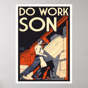 göra jobb son poster