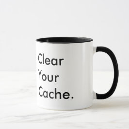 Göra klar din för Techhumor | för Cache | logotyp Mugg