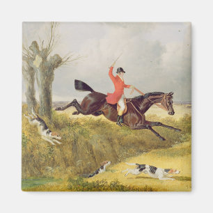 Göra klar ett dike, 1839 (olja på panel) magnet