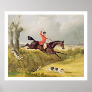 Göra klar ett dike, 1839 (olja på panel) poster