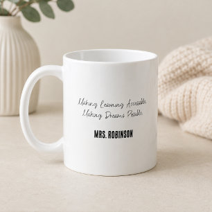 Göra lärande tillgängligt - Förverkliga drömmar Kaffemugg