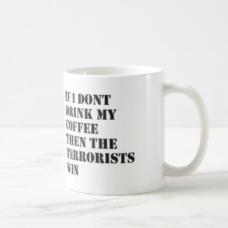 Göra min del för fred kaffemugg