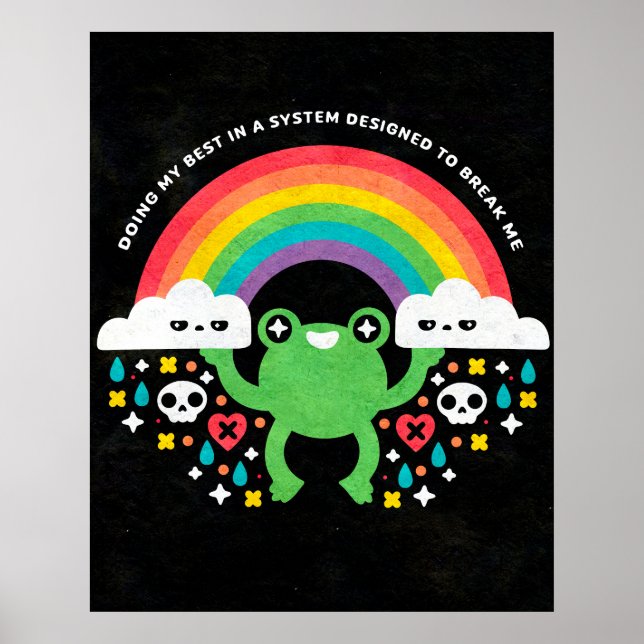 göra mitt bästa - skriv ut poster (Framsidan)