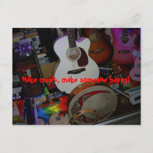 göra musik vykort