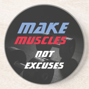 Göra muskler, boskapsbyggande Fitness Motivational Underlägg