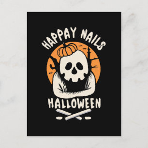 Göra naglar Bootiful Halloween Vykort