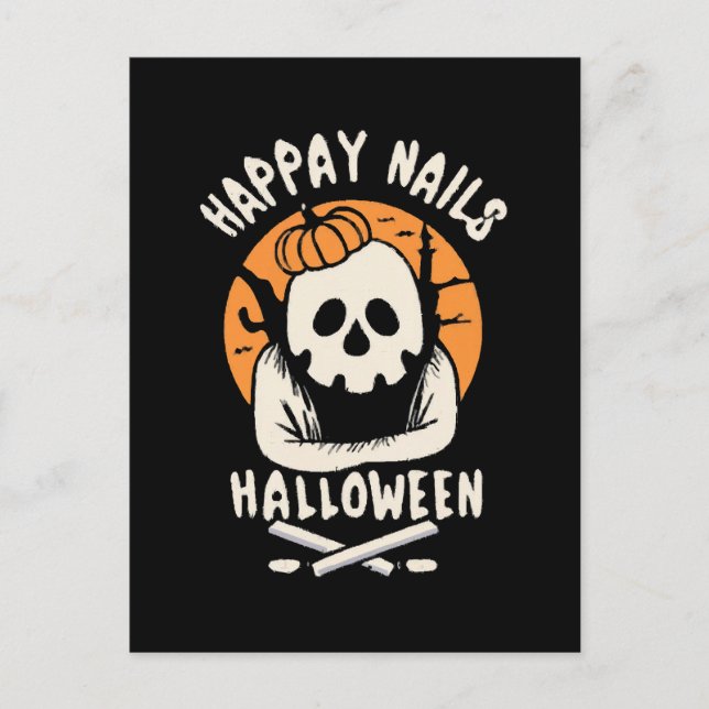 Göra naglar Bootiful Halloween  Vykort (Framsida)