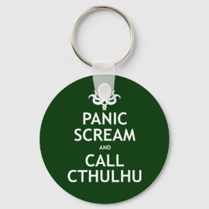Göra panikslagen skriet och appellen Cthulhu Nyckelring