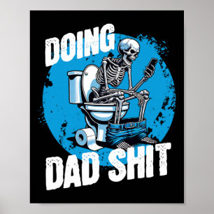 Göra pappa rolig fars dag vuxen toalett potta humo poster