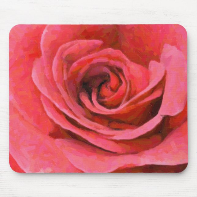 Göra perfekt rosa Mousepad Musmatta (Framsidan)
